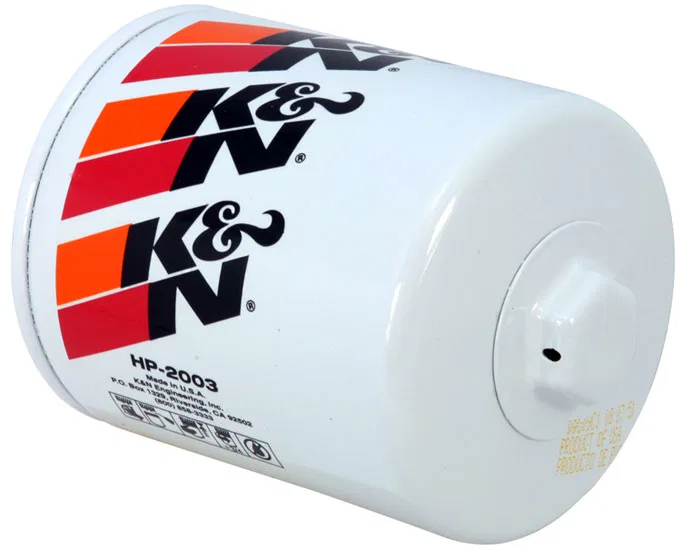 HP-2003 – K&N FILTER Oil Filter, High Flow Premium Media Canister Style